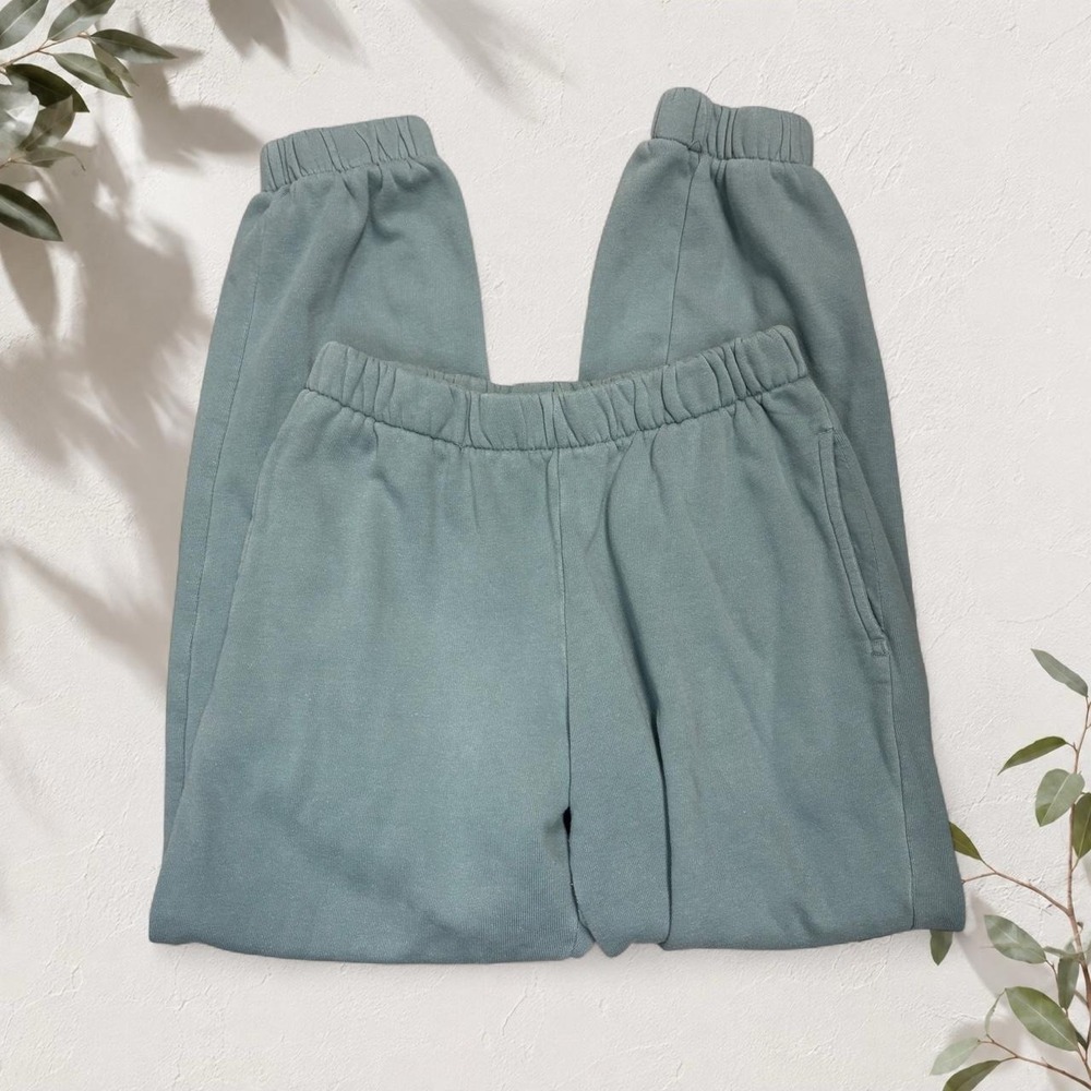 John Galt Sage Green Sweatpants Joggers Cuffed Ankle Loungewear Y2K One Size